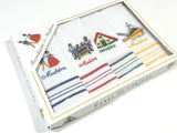 Embroidered Kitchen Hand Towels Set Of 4