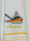 Embroidered Kitchen Hand Towels Set Of 4