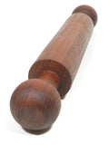 Vintage Mid Century Modern Rolling Pin Wood Wooden Teak