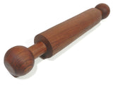 Vintage Mid Century Modern Rolling Pin Wood Wooden Teak