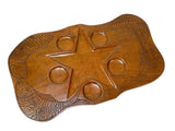 Vintage Mid Century Modern Wood Serving Tray
