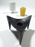 Dansk Candle Holder Cast Iron Pair