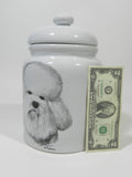 Bichon Frise Cookie Jar Best Of Show 1994 Collectors Edition