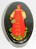 Vintage Russian Lacquer Box Signed