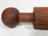 Vintage Mid Century Modern Rolling Pin Wood Wooden Teak
