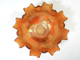 Fenton Iridescent Carnival Glass Bowl Footed