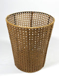 Waste Paper Basket Woven Cane