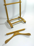 Suit Clothes Valet Butler Caddy Wardrobe Coat Hanger Wood