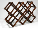 Teak Wine Rack Danish Modern