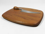 Dansk Teak Tray With Vivianna Torun Hube Knife