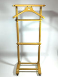 Suit Clothes Valet Butler Caddy Wardrobe Coat Hanger Wood
