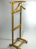 Suit Clothes Valet Butler Caddy Wardrobe Coat Hanger Wood
