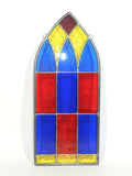 Vintage Arch Arched Stained Glass Window