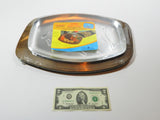Nordic Sizzler Server Plate Platter Walnut