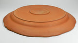 Platter Plate Blue Glazed Pottery