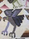 Woven Wool Tapestry Southwestern Wall Hanging