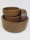 Teak Salad Bowl Set Mid Century Modern