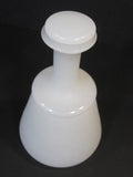 White Milk Glass Bottle