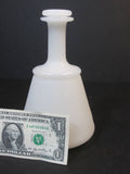 White Milk Glass Bottle
