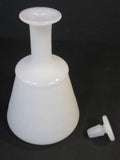 White Milk Glass Bottle