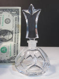 Crystal Glass Perfume Bottle With Stopper Dispenser