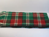 Vintage Wool Blanket Queen Plaid