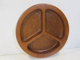 Divided Teak Bowl Modern