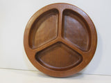 Divided Teak Bowl Modern