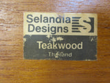 Divided Teak Bowl Modern