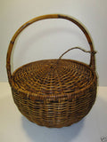 Vintage Basket With Lid