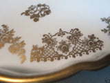 French Porcelain Cake Plate