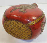 Vintage Liquor Bottle Leather Wrapped