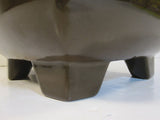 Mid Century Modern Brown Ceramic Lamp