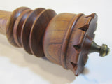 Vintage Wood Pepper Mill Grinder Mid Century Modern