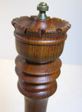 Vintage Wood Pepper Mill Grinder Mid Century Modern