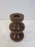 Teak Candle Holder Danish Modern Pair