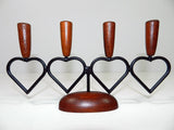 Danish Modern Teak Candle Holder