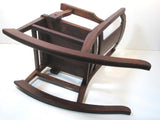 Vintage Childs Rocking Chair Wood Mission Arts & Craft