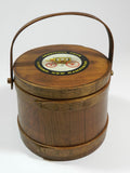 Wood Sugar Bucket Firkin Concord New Hampshire Stage Coach