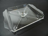 Lucite Acrylic Serving Tray With Bowl