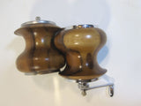 Wood Salt Shaker Pepper Mill Grinder Mid Century Modern