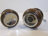 Wood Salt Shaker Pepper Mill Grinder Mid Century Modern