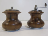 Wood Salt Shaker Pepper Mill Grinder Mid Century Modern