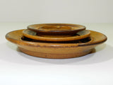 Stoneware Pottery Ashtray Set Of 3