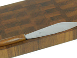 Teak Cutting Board With Knife Mid Century Modern Denmark