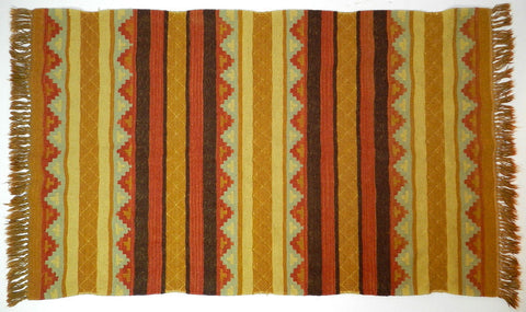 Southwestern Carpet Striped Area Rug 5' x 3'