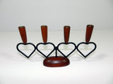 Danish Modern Teak Candle Holder