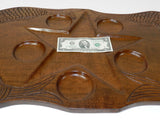 Vintage Mid Century Modern Wood Serving Tray