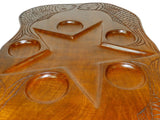 Vintage Mid Century Modern Wood Serving Tray