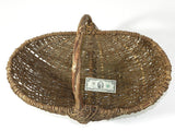 Buttocks Buttock Basket Woven Antique Vintage